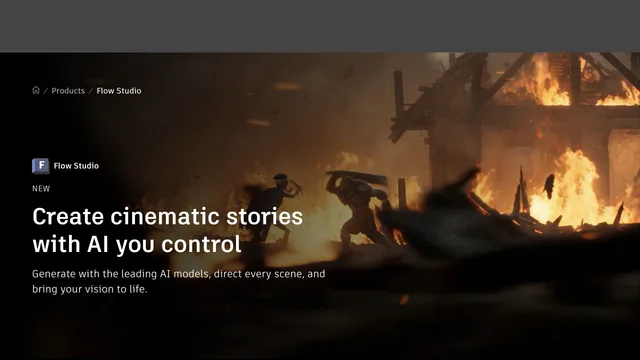 Autodesk Flow Studio — official website screenshot
