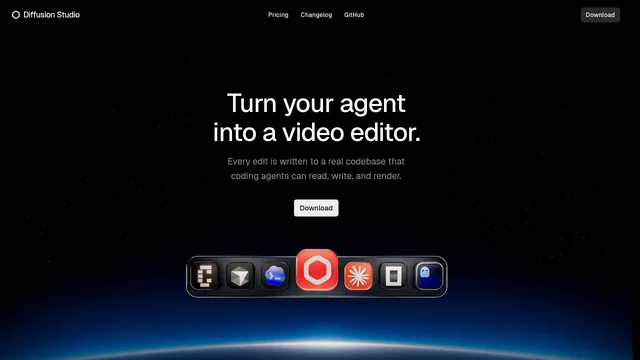 Diffusion Studio — official website screenshot