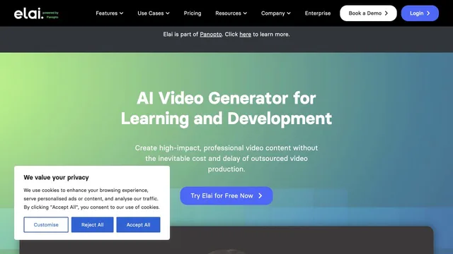 Elai.io — official website screenshot