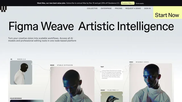 Figma Weave — official website screenshot