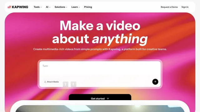 Kapwing — official website screenshot