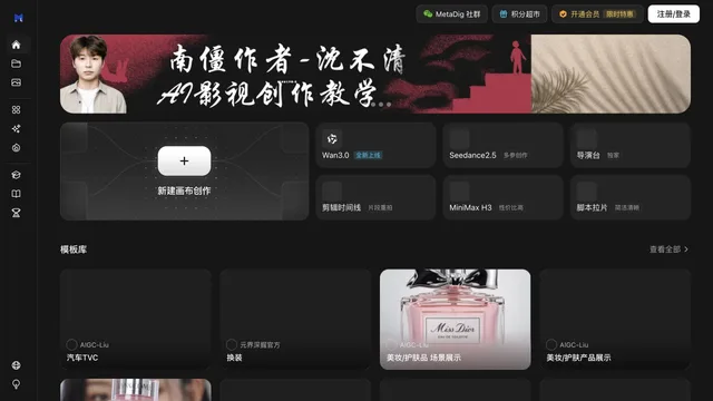 MetaDig — official website screenshot