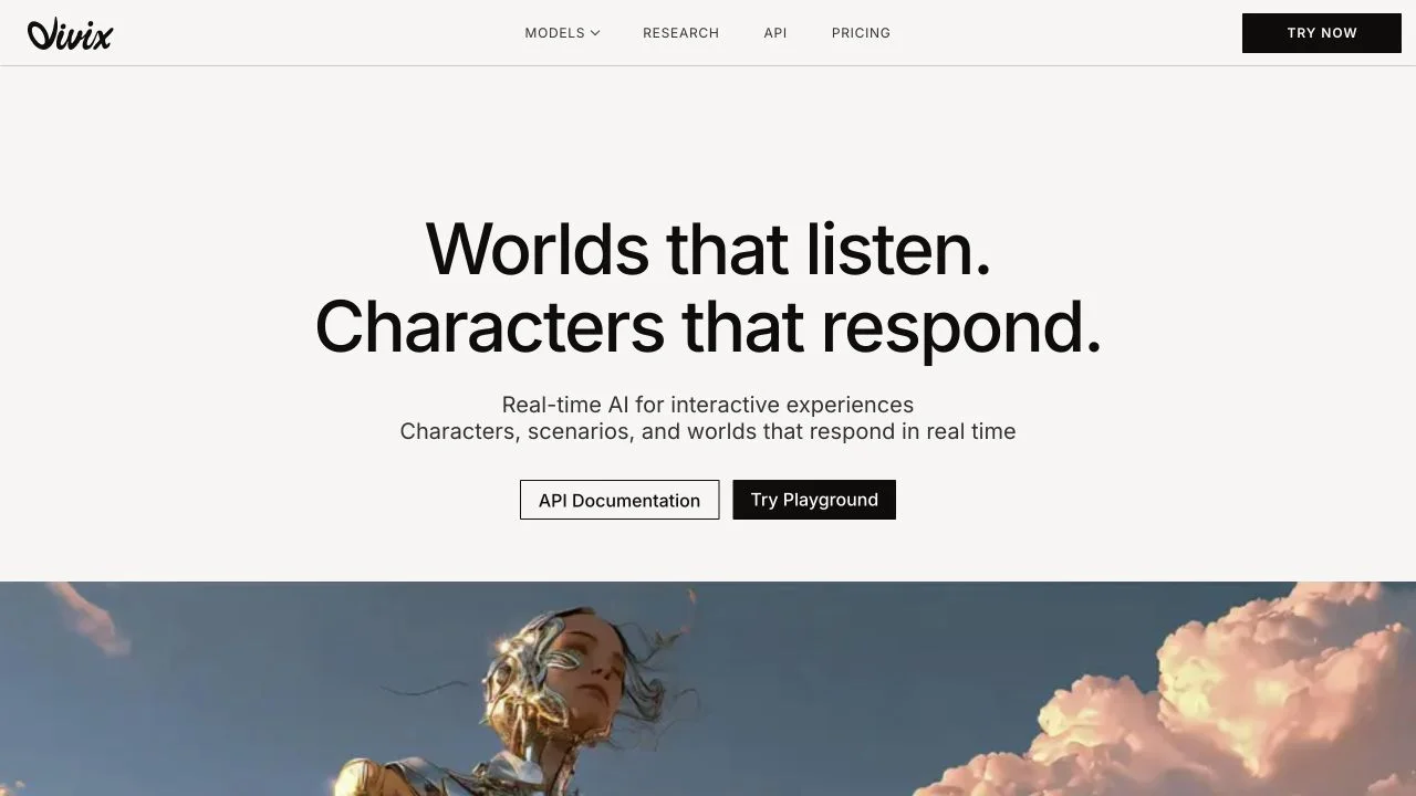 Vivix — official website screenshot