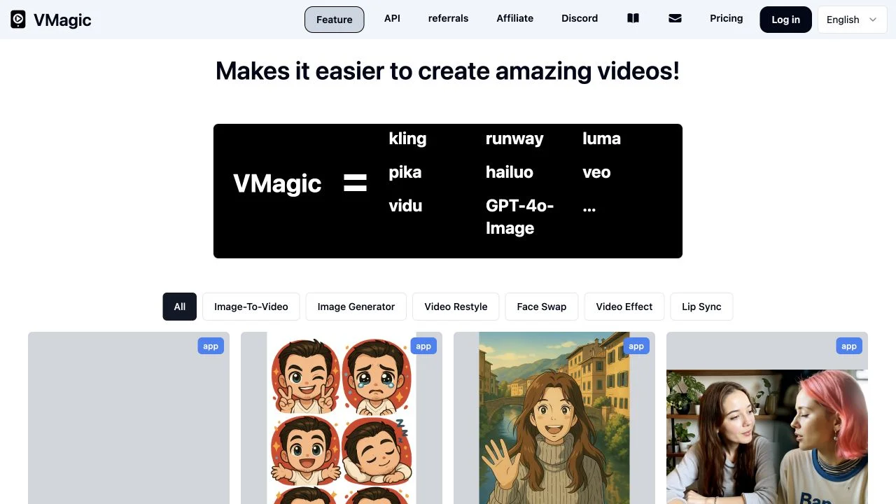 VMagic — official website screenshot