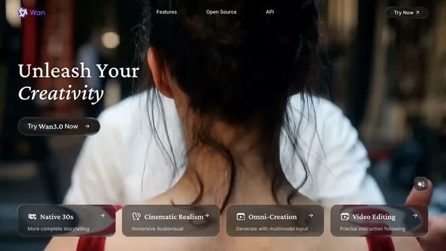 Wan — official website screenshot